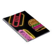 Fast Food Hot Dogs en Hamburger Notitieboek (Rechterzijde)