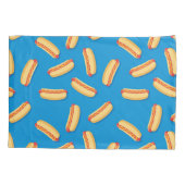 Fast Food Hotdogs Patroon Kussensloop (Achterkant-Links)