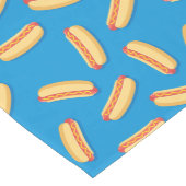 Fast Food Hotdogs Patroon Medium Tafelloper (Hoek)