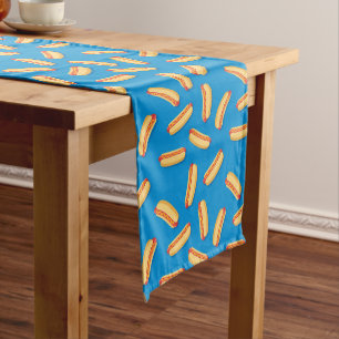 Fast Food Hotdogs Patroon Medium Tafelloper