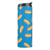 Fast Food Hotdogs Patroon Thermosbeker (Gedraaid links)