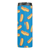 Fast Food Hotdogs Patroon Thermosbeker (Achterkant)