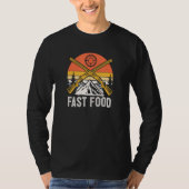 Fast Food Hunting Bowhunting Hunter Bowhunter Spea T-shirt (Voorkant)