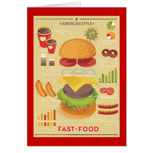Fast food info-afbeelding (Voorkant)