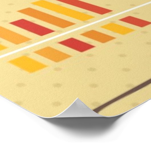 Fast food info-afbeelding poster (Hoek)