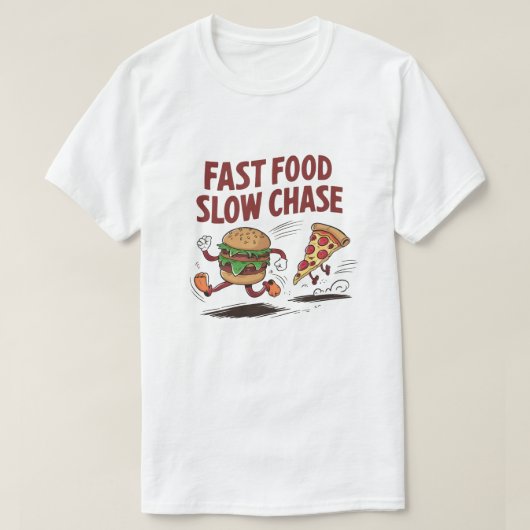 fast food-jacht t-shirt (Design voorkant)
