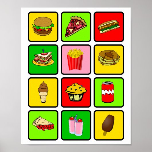 Fast Food Junkie poster (Voorkant)