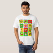 Fast Food Junkie-shirt - kies stijl en kleur T-shirt (Voorkant volledig)