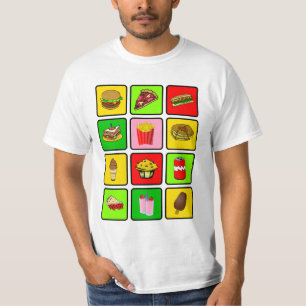 Fast Food Junkie-shirt - kies stijl en kleur T-shirt