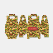 Fast Food Lover Cheese Burger | Gepersonaliseerde Bedankdoosjes (Uitgevouwen)