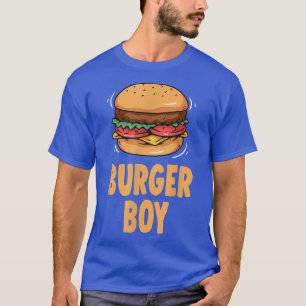 Fast Food Lover, Hamburger Cheeseburger Burger Boy T-shirt