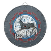 Fast Food Mule Deer Dartbord (Voorkant)