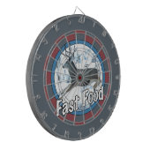 Fast Food Mule Deer Dartbord (Voorkant Links)