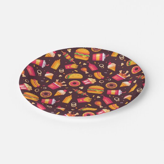 Fast Food Paper Bord (Gekanteld)