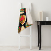 fast food pizza burger hotdog franse friet tacos sherpa deken (In situ)