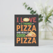 Fast Food Pizza Slice Lover Foodie Briefkaart (Staand voorkant)
