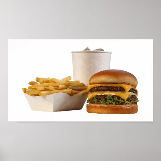 Fast Food Poster (Voorkant)