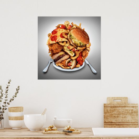 Fast Food Poster - SRF (Keuken)