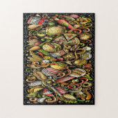 Fast Food Puzzle Legpuzzel (Verticaal)