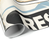 Fast food restaurants and diners retro signs colle cadeaupapier (Rol Hoek)