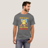 Fast Food Routine - Cute Kawaii Anime - Funny Chic T-shirt (Voorkant volledig)