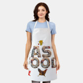 “Fast Food Runner Apron – Chicken Escape Edition” Schort (Gedragen)