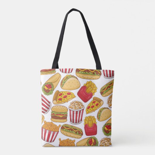 Fast Food   Tote Bag (Achterkant)