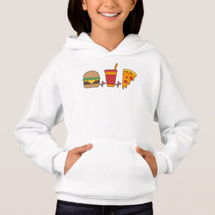 Fast-Food Trio: Burger, Frisdrank, Pizzapunt in Ve
