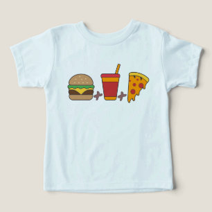 Fast-Food Trio: Burger, Frisdrank, Pizzapunt in Ve