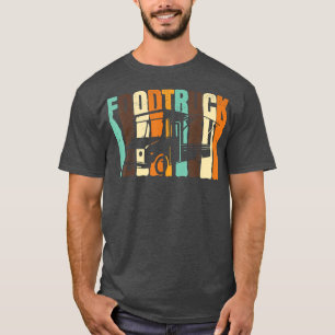 Fast Food Trucker Driver Retro Burger Street Food T-shirt