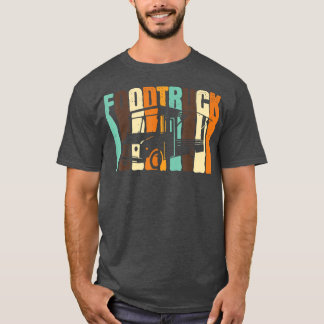 Fast Food Trucker Driver Retro Burger Street Food T-shirt