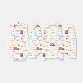 Fast Food-typografie Bedankdoosjes (Uitgevouwen)