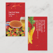 Fast Food Visitekaartje (Voorkant / Achterkant)