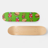 Fast Food Wallpaper Skateboard (Horizontaal)
