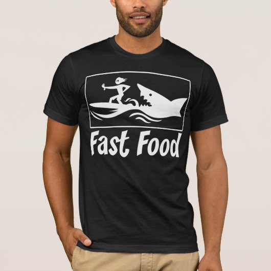Fast Food White T-shirt (Voorkant)