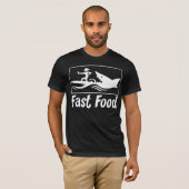 Fast Food White T-shirt (Voorkant volledig)
