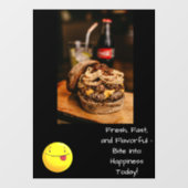 Fast Food Window Cling Raamsticker (Vel)