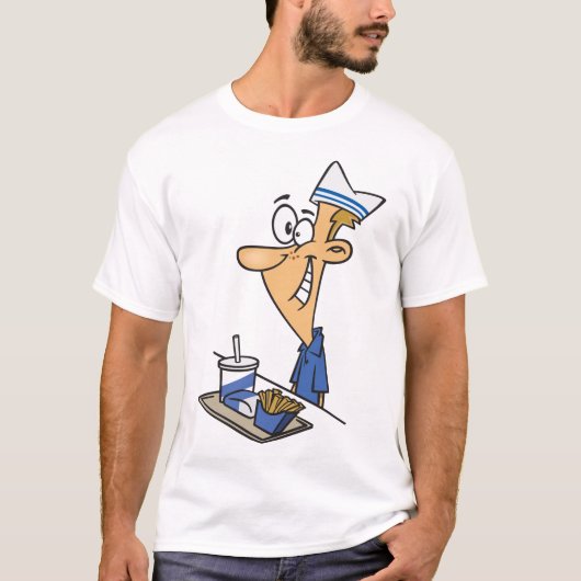 Fast Food Worker T-shirt (Voorkant)