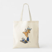 Fast Food Worker Tote Bag (Achterkant)