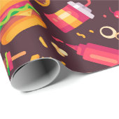 Fast Food Wrapping Paper Cadeaupapier (Rol Hoek)