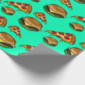 Fast Food Wrapping Paper Cadeaupapier (Hoek)