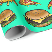 Fast Food Wrapping Paper Cadeaupapier (Rol Hoek)