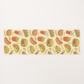 Fast Food Yoga Mat (Achterkant (horizontaal))