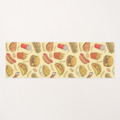 Fast Food Yoga Mat (Voorkant (horizontaal))