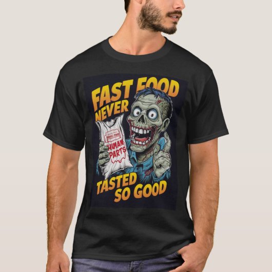 Fast Food Zombie T-shirt (Voorkant)