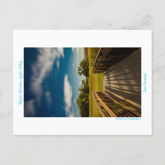 “Fast Forward”, Apple Valley Briefkaart (Voorkant)
