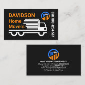 Fast Home Movers Transport Trucker Visitekaartje (Voorkant / Achterkant)
