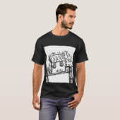 Fast Karl de Robot peinzend voorzichtig Goed kijke T-shirt (Voorkant volledig)