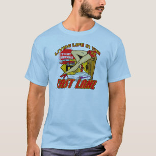 Fast Lane 75th Birthday Gifts T-shirt