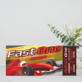 Fast One - 1e verjaardag Kaart (Staand voorkant)